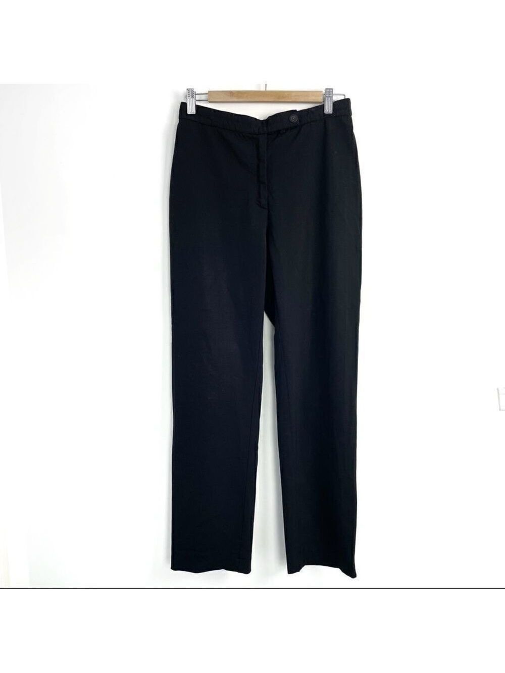 Vintage Kenzo Jungle Black Straight Leg Trousers
